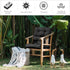 4.5 Inch 4 Giantex Tufted Patio Cushion, Outdoor High Back Chair Pads Thick, with String Ties, Patio Seat Cushion