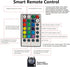300 16 4 HOME LIGHTING Window Curtain String Lights, LED RGB Colors Changing Fairy Lights, Modes with Remote, USB