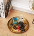 Key Bowl and Keychain Set - Decorative Bowl for Entryway Table, Jewelry Dish, Car Key Plate, Key Tray for Keys