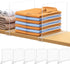 Aolloa 6 PCS Shelf Dividers for Closet Organization Acrylic Clear Closet Shelf