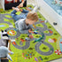 4x6 HOMORE Kids Play Mat Rug, Fun and Educational City Play Rug for Hot Wheels Track Racing, Kids Carpet Playmat Area