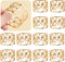 12PCS Gold Napkin Rings Set, Holiday Napkin Holders for Dining, Anniversary, Birthday, Wedding Table Decoration