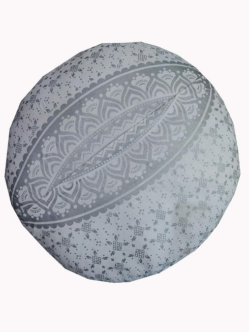 24" Large Round seat Floor Cushion Chair Ottoman Cover Pouf Pillow Meditation Floor Cushions for Adults Seating pouffe