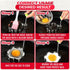 5Pcs Stainless Steel Ring Molds for Cooking Egg - Pancake Shapes Cooking Rings for Frying Eggs