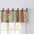Greenland Home Blooming Prairie Authentic Patchwork Tab Top Window Valance, 84 x 21
