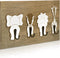 Yookeer Safari Animal Wall Hooks Kids Coat Hooks Wooden Safari Jungle Baby
