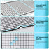 Non-Stick Steel Baking & Cooling Rack, Heavy Duty Oven Safe for Cookies, Cakes, Breads - 9.84"x15.9" - 1 Piece