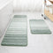 Kmson 2 Piece Ombre Bathroom Rugs Set, Non Slip, Quick Drying, Ultra Soft Bath Carpet for Bedroom Floor, Living Room,