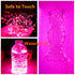 Ranlraka 20 Wine Bottle Lights with Cork Mini Fairy String Lights Battery Operated LED Pink Fairy Lights Party