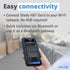 Shelly H&T Gen 3 - Wi-Fi & Bluetooth Temperature, Humidity Sensor & Weather Station, Wall Mountable, White