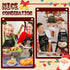 8 Pcs Winter Aprons for Women Black Snowman Let It Snow Xmas Trees Snowflake Hello Winter Kitchen Apron Kitchen Cooking