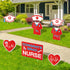 8Pcs 16Pcs Whaline Nurse Graduation Yard Signs with Stakes Grad Cap Nurse Cap Lawn Sign Waterproof Congrats Grad Lawn