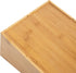 Mind Reader Cup and Condiment Station, Countertop Organizer, Coffee Bar, Rayon from Bamboo, Brown