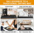 Dish Drying Mats for Kitchen Counter, Waterproof Coffee Mat Under Sink for Countertop Accessories (Black, 12"*19")