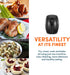 Elite Gourmet EAF-2612DX Personal 2.1Qt Compact Programmable Hot Air Fryer, Oil-Less Healthy Cooker, 1000W, Black