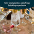 Libbey Stemmed Water Glasses Set of 6, Clear Multi-Purpose Goblet Glasses, Dishwasher Safe 16 oz for Parties