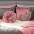 JWH Stereo Flower Throw Pillow Covers - Aesthetic Decorative Floral Accent Pillow Cases for Bedroom 12 Inch