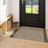 Collive Small Bathroom Rug, 2x3 Hand-Woven Low Profile Entryway Rug, Cotton Reversible Washable Decor