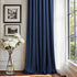63 Inches 52x63 2 Set Navy Blue Velvet Curtains Long for Bedroom Nursery Room Darkening Thermal Insulating Window Satin