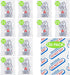 300cc Oxygen Absorbers for Food Storage - 120 Packs (12 x Packs of 10), Food Grade with Oxygen Indicator, Mylar Bags,