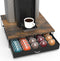 DecoBrothers Supreme Vertuoline Drawer, Holds 30 Big or 60 Small Vertuoline Pods, Rustic Brown