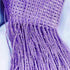 ave split Decorative Door String Curtain Wall Panel, Light Purple Tassel Screen Room Divider, 100x200 centimeters