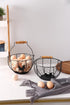 Countertop Fresh Eggs Collecting Basket With HandleVintage Style Metal Wire Eggs Holder Basket for Kitchen Storage Bin