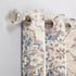 Sun Zero Regina Floral Watercolor Grommet Curtain Panel, Energy Efficient, 40" x 84", Linen