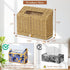 Wicker Hand Towel Box Cover Compatible with Disposable Paper Hand Towels, Wicker Paper Towel Holders, Hand Towel Holder