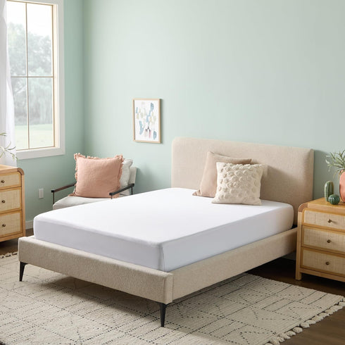 LINENSPA Premium Waterproof Mattress Protector, Twin XL Size, Breathable, White