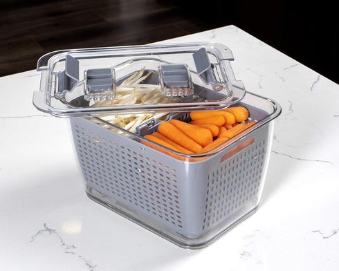 Kitchen Spaces Colander Bin, Medium, Gray - Model 1465A6-AMZ