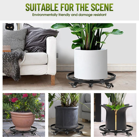 20" 440lbs Highpro Plant Stand with Wheels, Heavy Duty Planter Caddy for Outdoor Indoor with Lockable Casters Wheels
