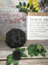 Artificial Flowers - 50PCS Real Looking Black Fake Roses with Stem for DIY Wedding Bouquets, Home Decorations