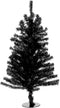 18-Inch Black Unlit Tree