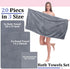 20 Set 5 5 10 Mixweer Pcs Bath Towel and Washcloths for Bathroom Includes Bath Towels Hand Towels Washcloths, Soft
