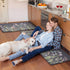 KIMODE Anti Fatigue Kitchen Mat, Non-Slip Farmhouse Floral Kitchen Rugs for Floor Sink and Office