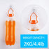 Awpeye 20 Packs Suction Cup Hooks, 1.77 Inches Universal Clear PVC Suction Cups with Hooks for Kitchen Bathroom