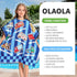 3-12 OLAOLA Printed Car Hooded Kids Beach Towels for Years Boys Girls, Soft Absorbent Kids Hooded Bath Towel Wrap