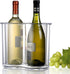 Prodyne Twin-Chill 2 Bottle Iceless Wine Cooler, Clear by Prodyne