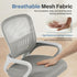 360 DUMOS Home Office Computer Chair - Ergonomic Mid Back Desk with Lumbar Support and Rocking Mode, Height Adjustable