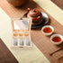 Ciieeo Wood Tea Storage Organizer with Clear Acrylic Top, 9 Compartments for Tea Bag Storage