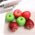 caiyjhao 6PCS Simulation Apple Fake Fruit for Home Decoration Lifelike Fake Apple Kitchen Table Fruit Party Christmas