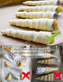 EUICAE Pack of 16 Cream Horn Molds, 5-Inch Large Size Cream Horn Forms
