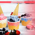 120 9oz Zopeal Pcs Ice Cream Bowls Bulk Dessert Ice Cream Cups Paper Treats Sundae Cups Disposable Birthday Party