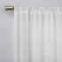 No. 918 Genevieve 2-pack Linen Weave Sheer Grommet Curtain Panel Pair, 50" x 84", White