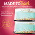 9" Plastic Disposable Cake Containers with Dome Lids and Cake Boards - 3 Round Carriers for Transport
