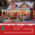 4 Pack 66FT 200 Timer,8 Brightown Christmas Lights Outdoor Battery Operated, Total LED Battery Powered Fairy Lights