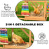 Multi-Functional Chicken Perch with Swing and Xylophone Toy