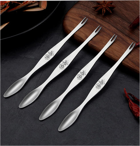 Criativo live 10 304 (2 1 6.49- inches pieces Good Grips seafood Forks/Picks,specialty Seafood Forks/Picks for crab