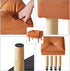 15.75"D 11.42"W12.6"H UHBD040J YMYNY Small Footstool Ottoman, Faux Leather Footrest with Sponge Padded Seat, Step Stool